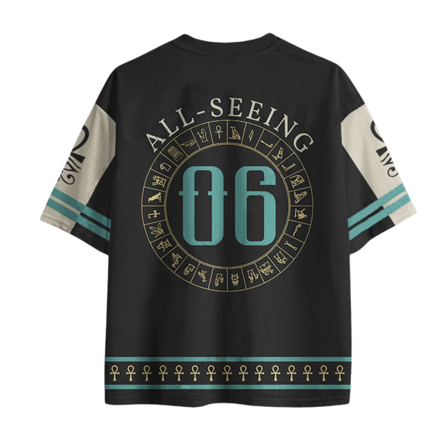 Eye of Horus Printed Jersey Shirts