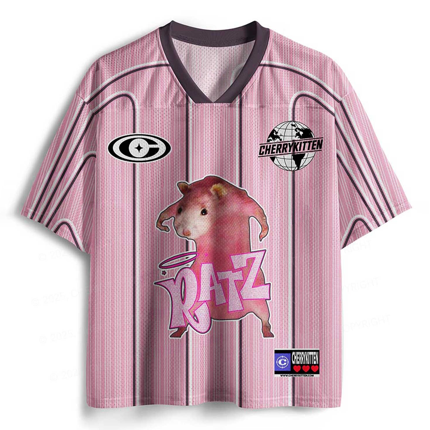 Custom Pink Ratz Y2K Sport Jersey Shirts Cherrykitten