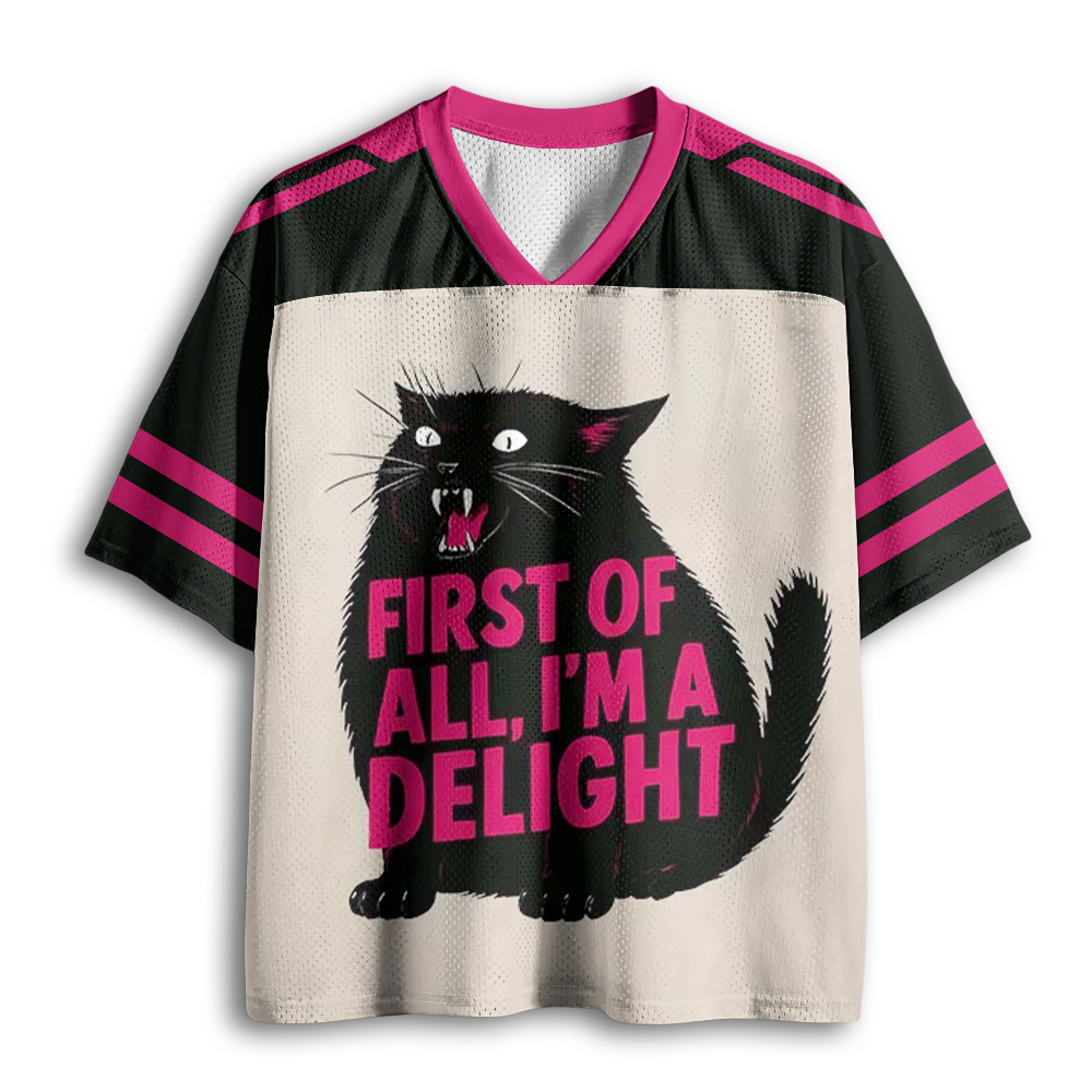 Baddiecat Pistachio Cat Mesh Jersey