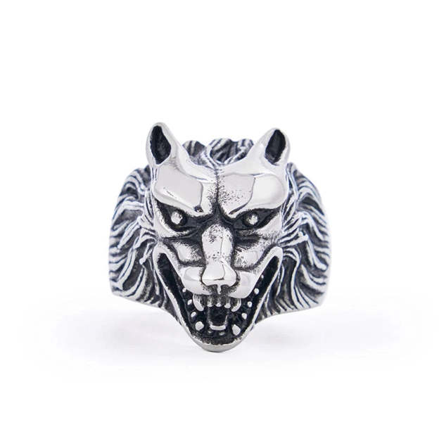 Tokyo-Tiger Everwild Courage Wolf Ring