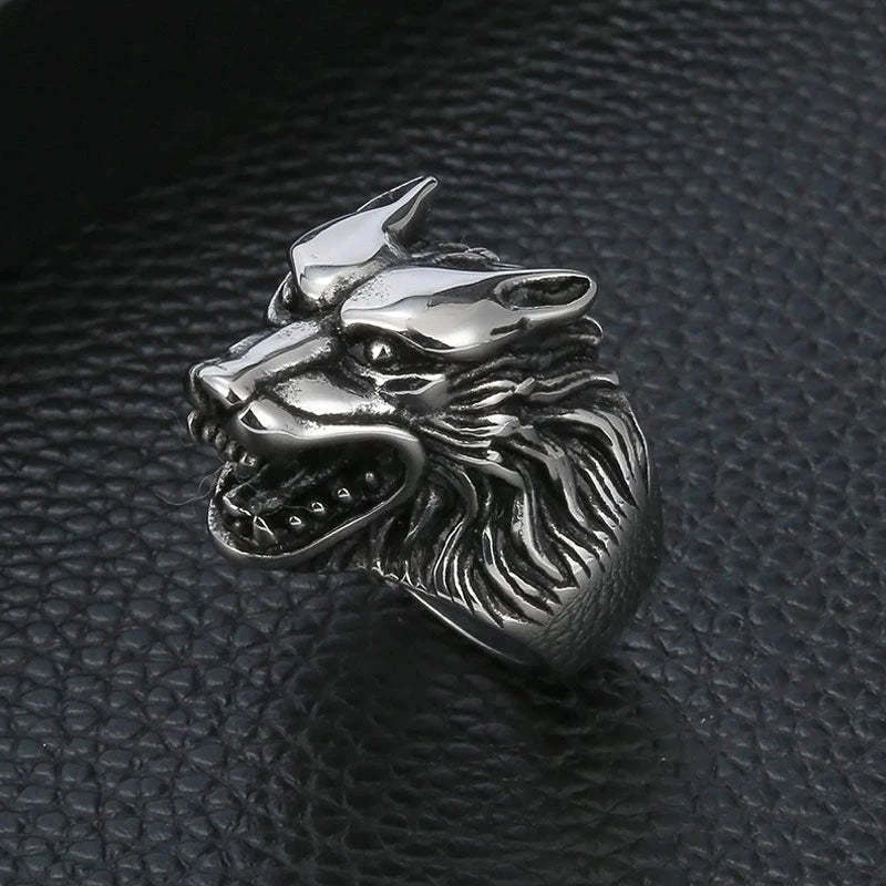 Tokyo-Tiger Everwild Courage Wolf Ring