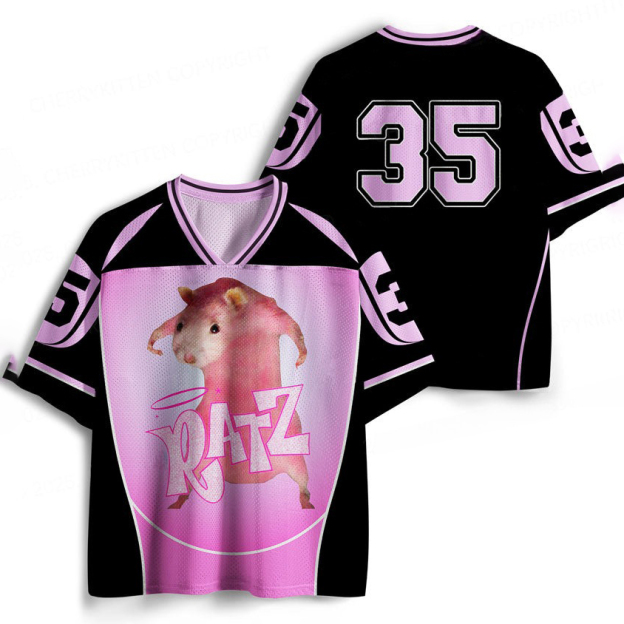 Custom Black Ratz Y2K Sport Jersey Shirts Cherrykitten
