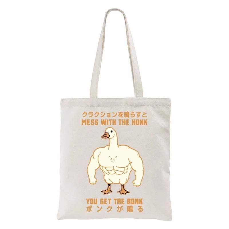 Tokyo-Tiger Strong Goose Japanese Tote Bag