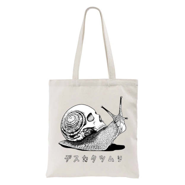  Death Snail Manga Tote Bag