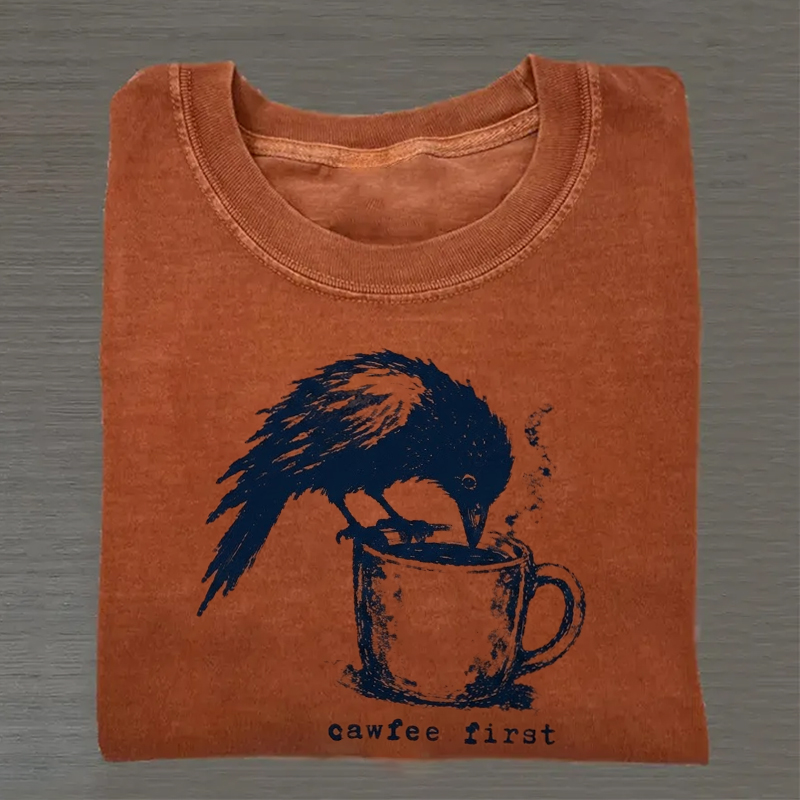 Cawfee Crow Folded Classic T-shirt