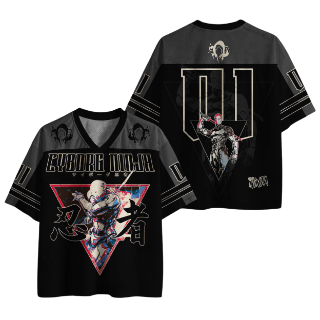 Cyber Ninja Printed Jersey Shirts