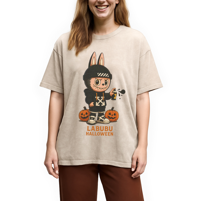Labubu Halloween Washed T-Shirt