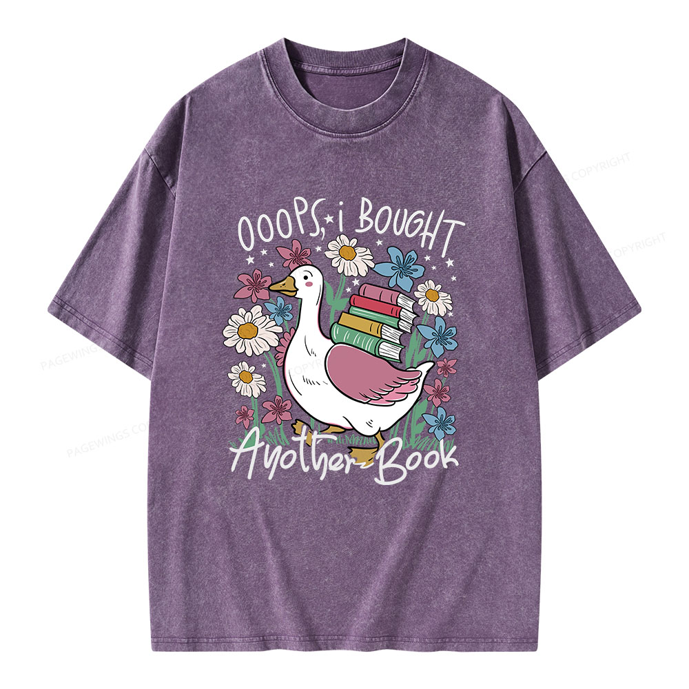 Oops I Bought Another Book Unisex Washed T-shirt
