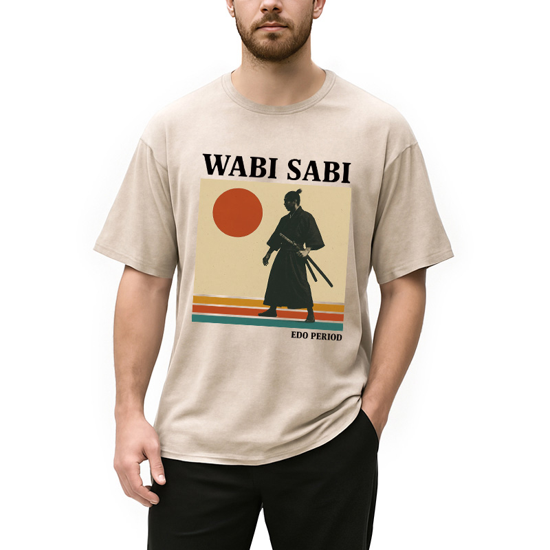 Wabi Sabi Samurai Washed T-Shirt