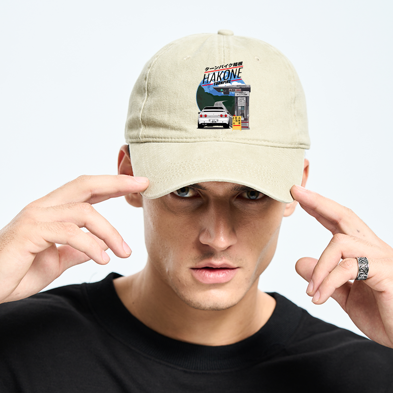  Hakone Nissan Skyline R32 JDM Washed Cap