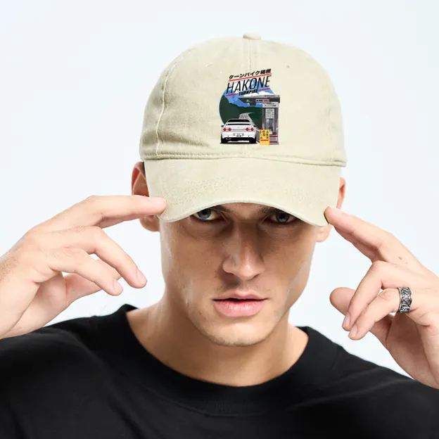  Hakone Nissan Skyline R32 JDM Washed Cap