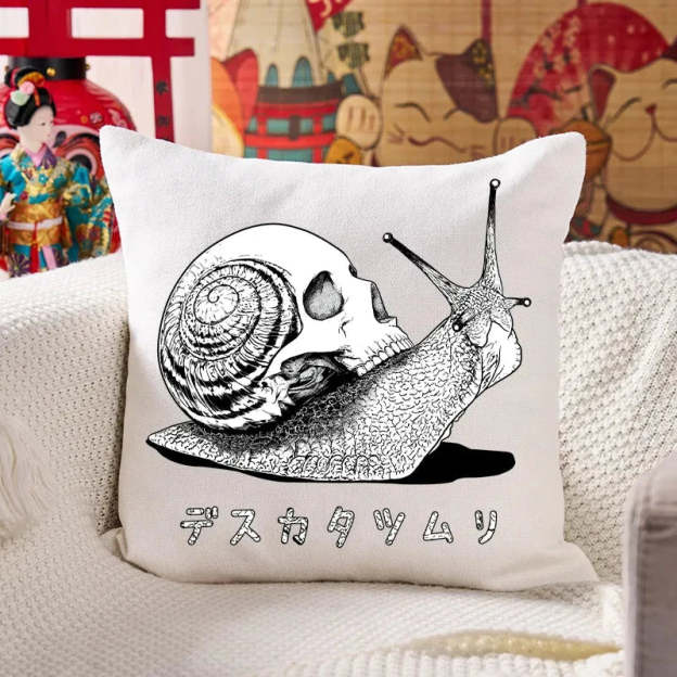 Death Snail Manga Cushion Pillow