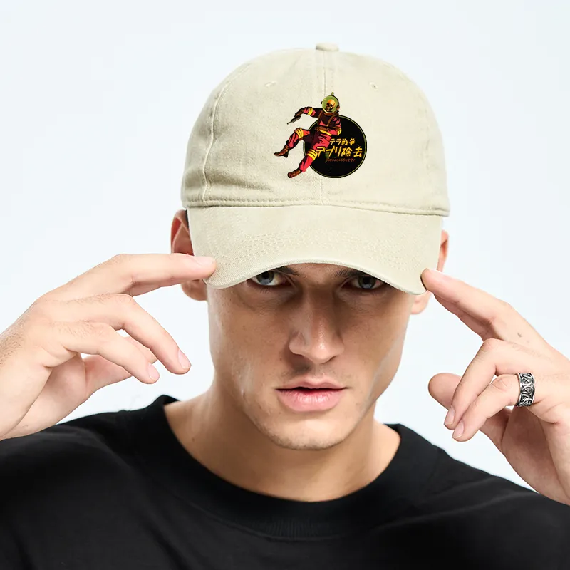  Skeleton Astronaut Washed Cap