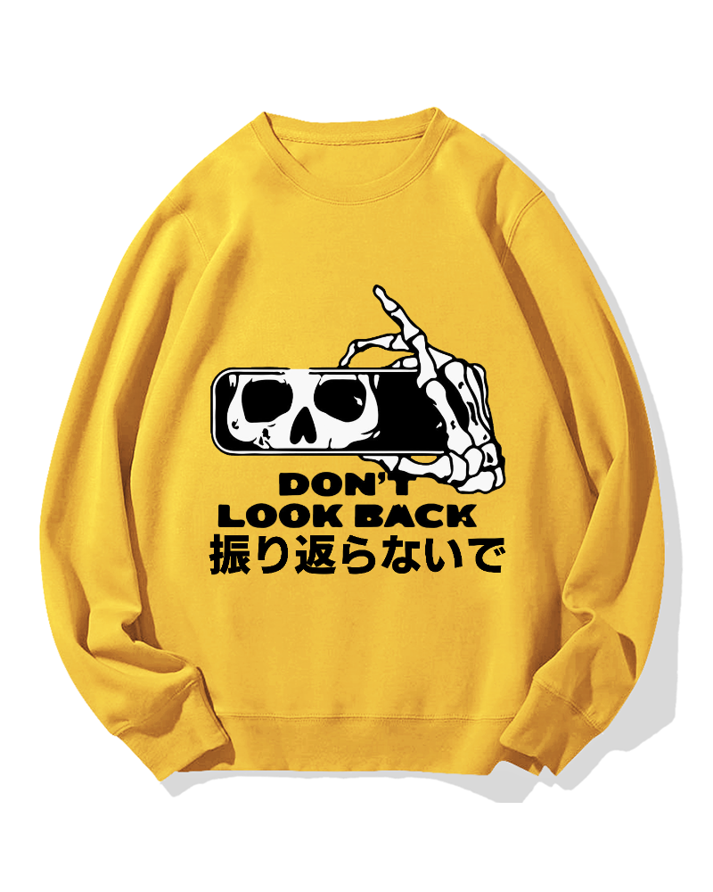 Don't Look Back Cotton Sweatshirt
