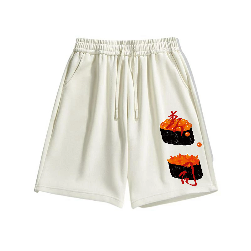 Salmon roe sushi Cotton Casual Shorts