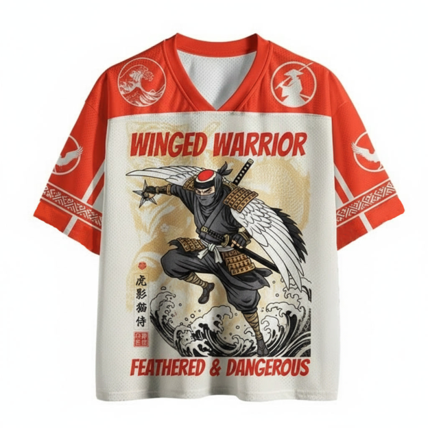 Winged Warrior Ninja Jersey Shirts – Fishneo