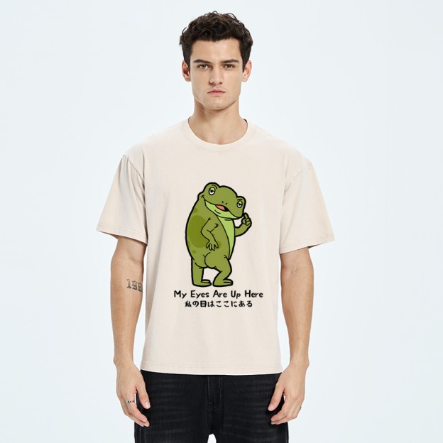 My Eyes Are Here Washed T-Shirt