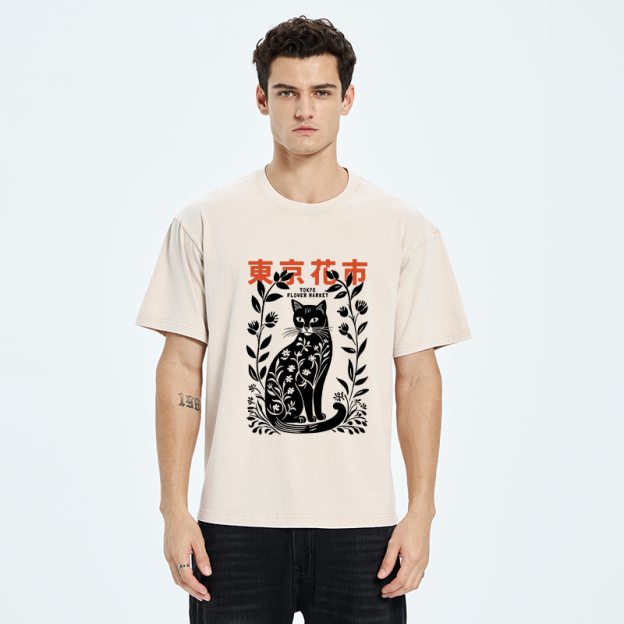 Tokyo Flower Market Washed T-Shirt
