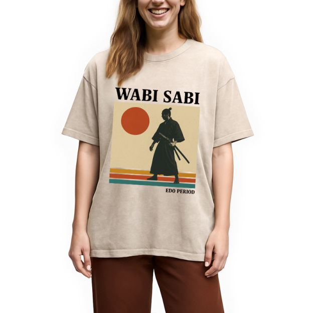 Wabi Sabi Samurai Washed T-Shirt