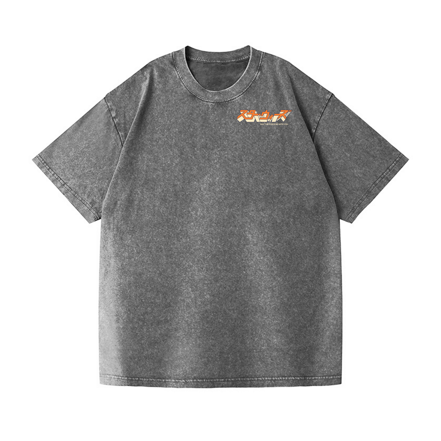 Star Wars Vintage Wash Japanese Design Back Art T-Shirt