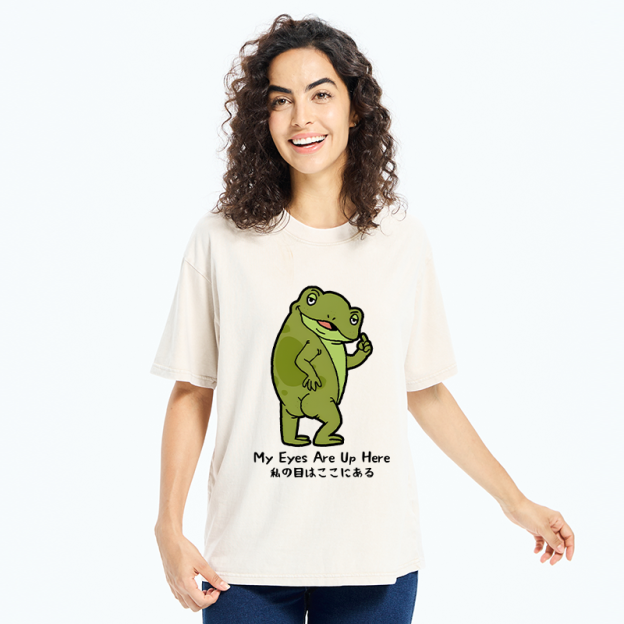 My Eyes Are Here Washed T-Shirt