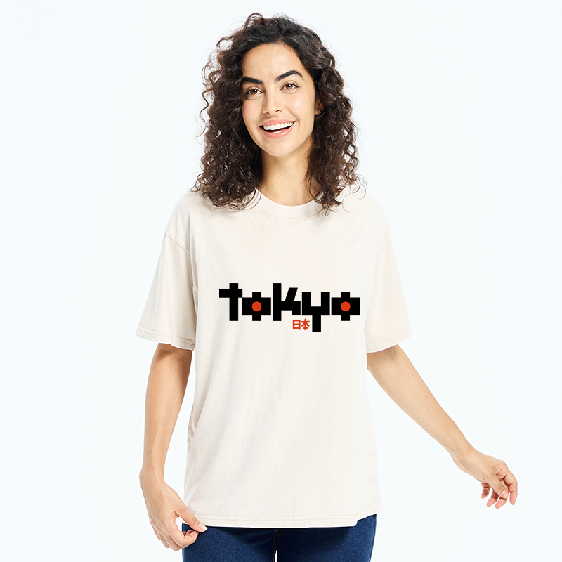 Japan Tokyo Washed T-Shirt