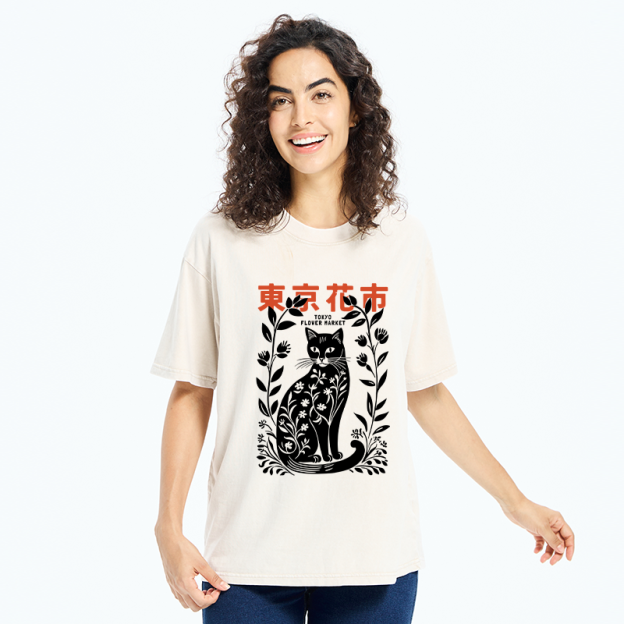 Tokyo Flower Market Washed T-Shirt