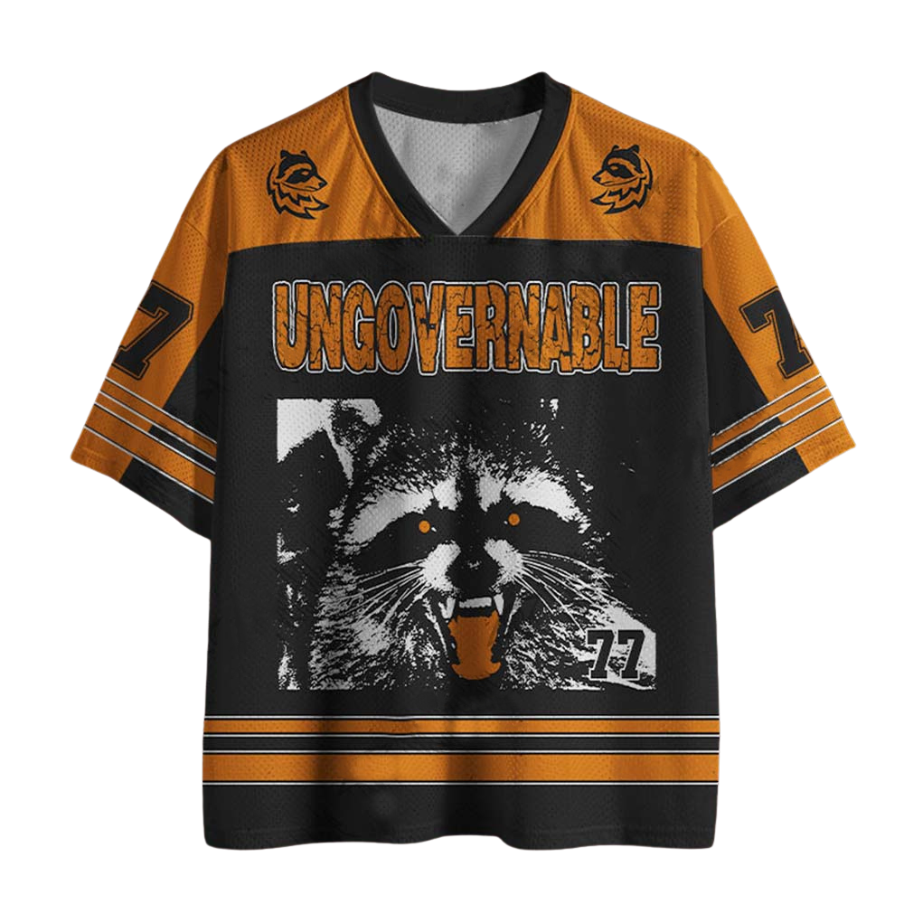 Become Ungovernable Printed Jersey Shirts