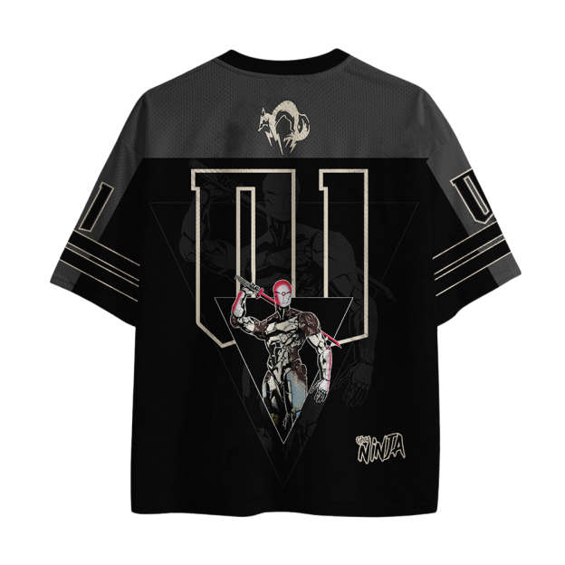 Cyber Ninja Printed Jersey Shirts