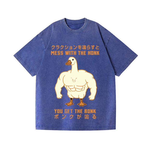 Duck Goose Vintage Wash Japanese Design T-Shirt