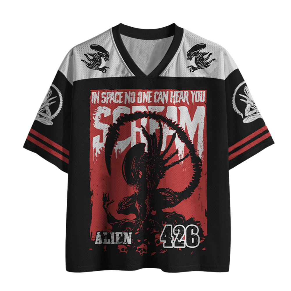 Nobody Heard Your Screams Printed Jersey Shirts