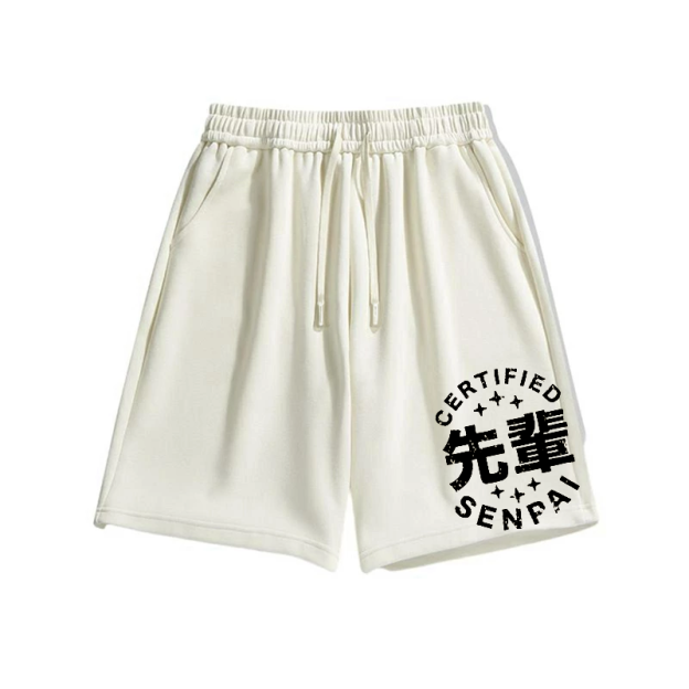 Japanese Senpai  Senior Cotton Casual Shorts