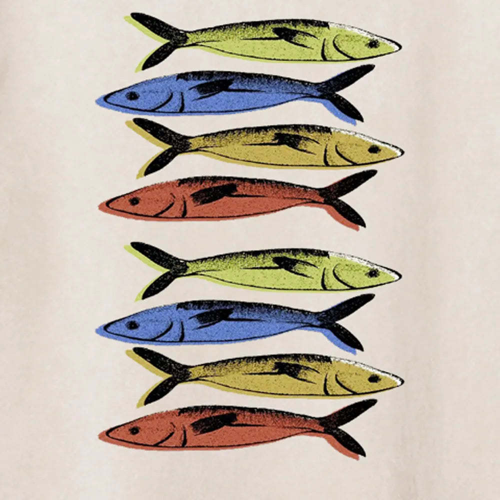Colorful Fishes Print Unisex T-shirt