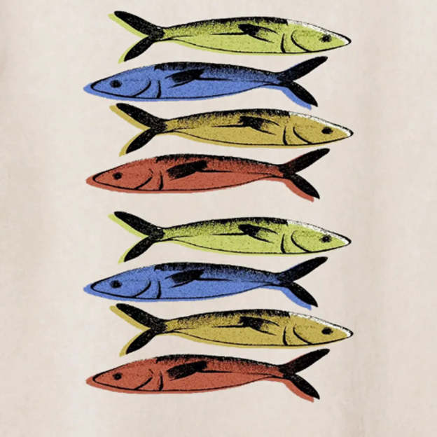 Colorful Fishes Print Unisex T-shirt