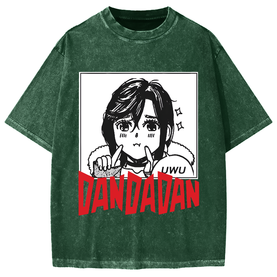 Japan Anime Character Momo Ayase Vintage Washed T-shirt