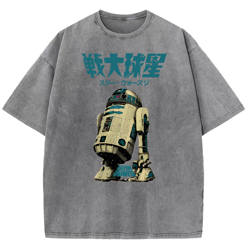  Star Wars Japanese Design Washed T-Shirt