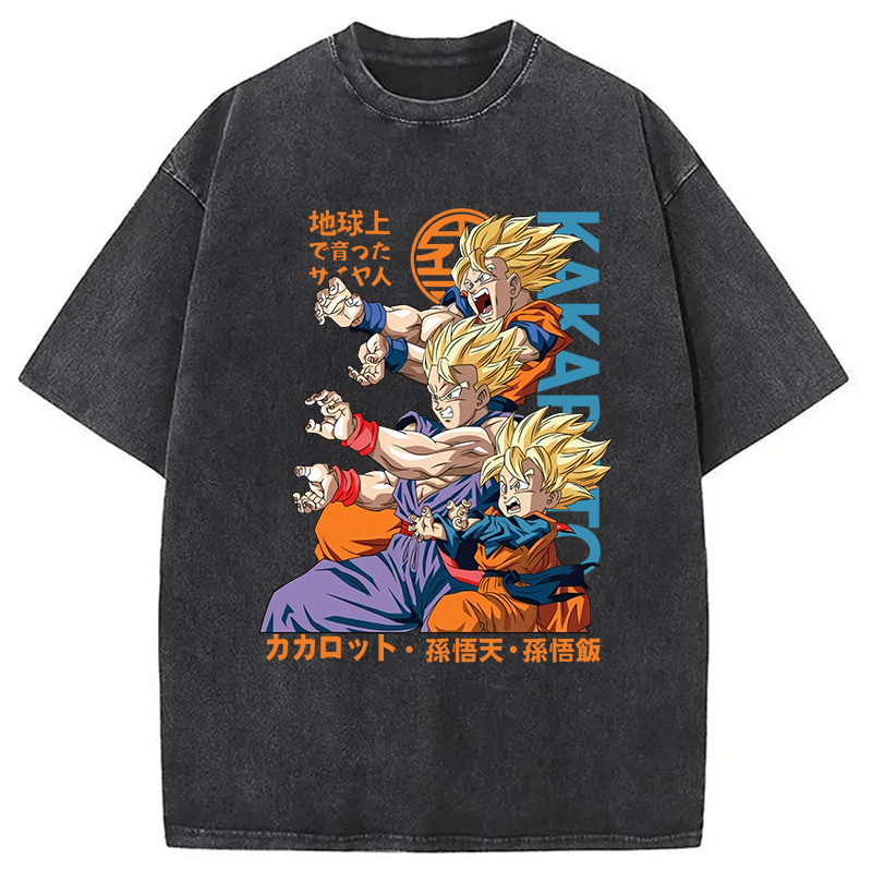 Goku Vintage Japanese Washed T-Shirt