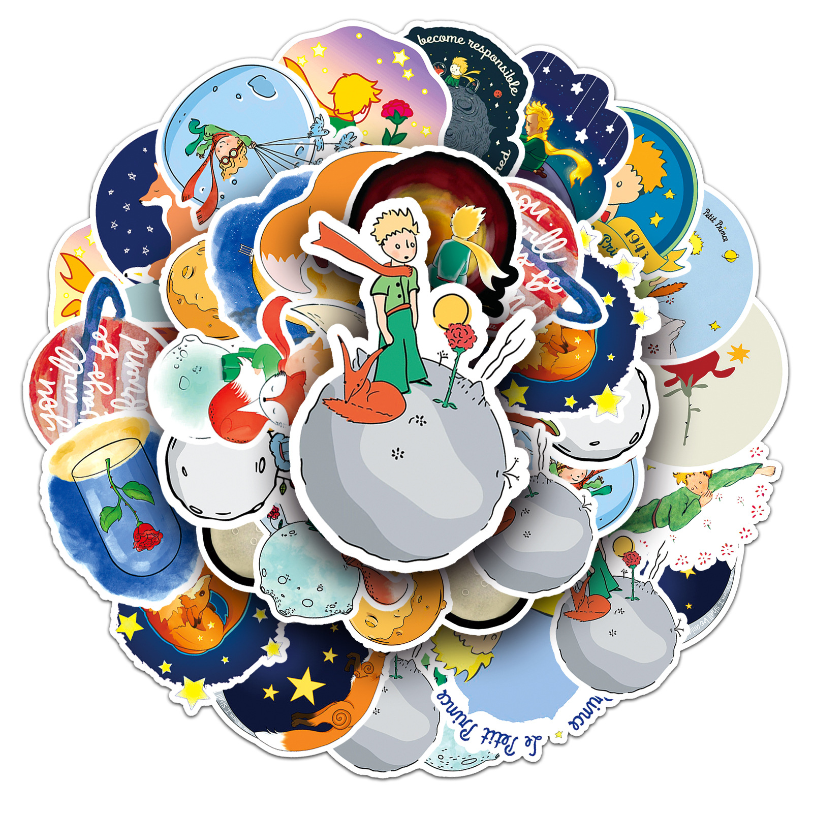 50 The Little Prince Stickers