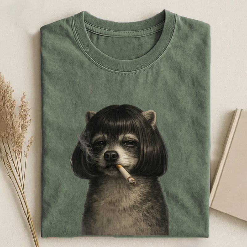 Smoking Raccoon T-shirt