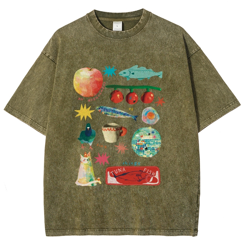 Unisex Fit Washed T-Shirt