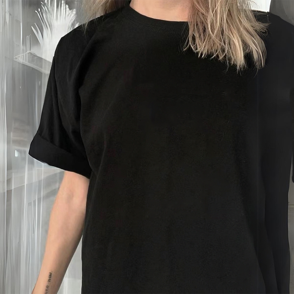 Unisex Sardines Printed Cotton Short-sleeve T-shirt