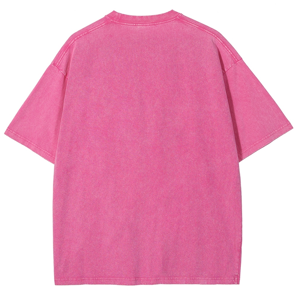Unisex Donkey Printed Washed Tee