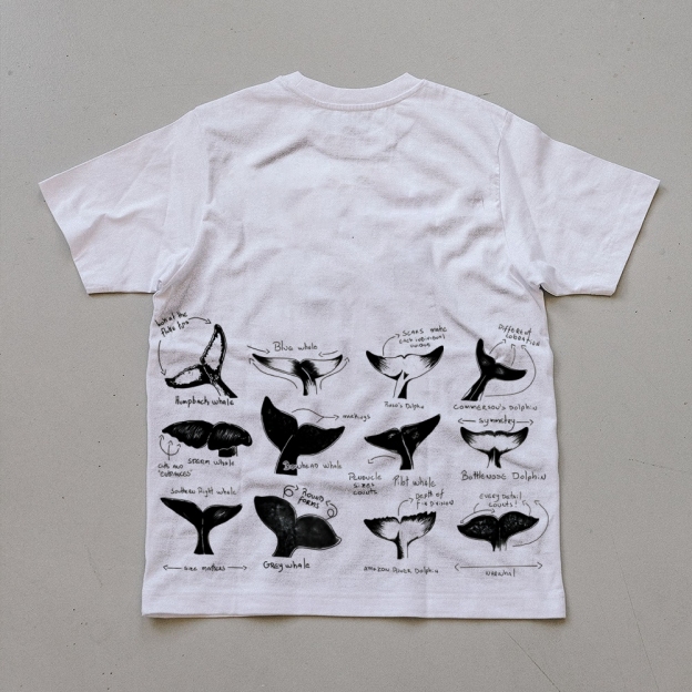 Sharks Tail Prints  Unisex Cotton T-Shirt