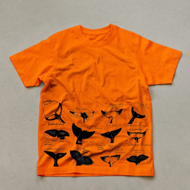 Sharks Tail Prints  Unisex Cotton T-Shirt