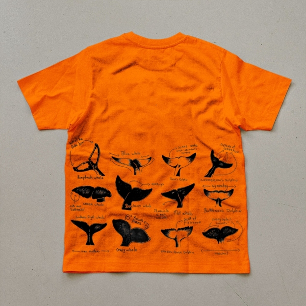 Sharks Tail Prints  Unisex Cotton T-Shirt