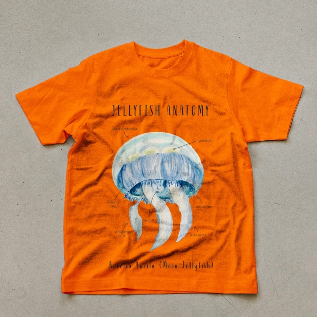 jellyfish Anatomy Prints Unisex Cotton T-Shirt