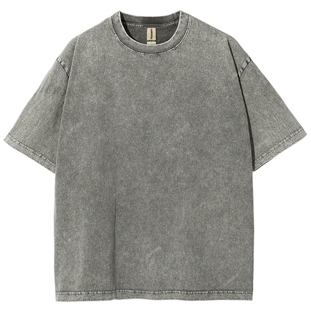 Unisex Turtle Printed Washed Tee
