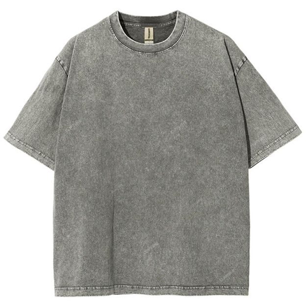 Unisex Turtle Printed Washed Tee