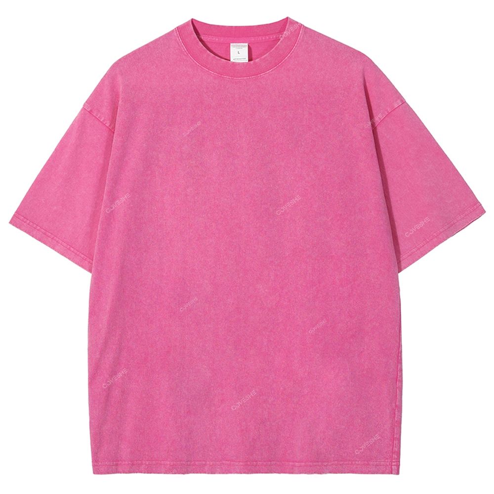 Unisex Turtle Printed Washed Tee