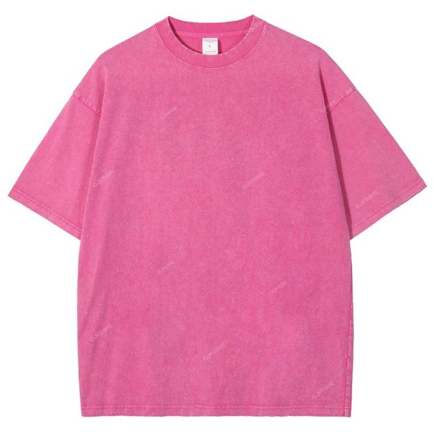 Unisex Turtle Printed Washed Tee